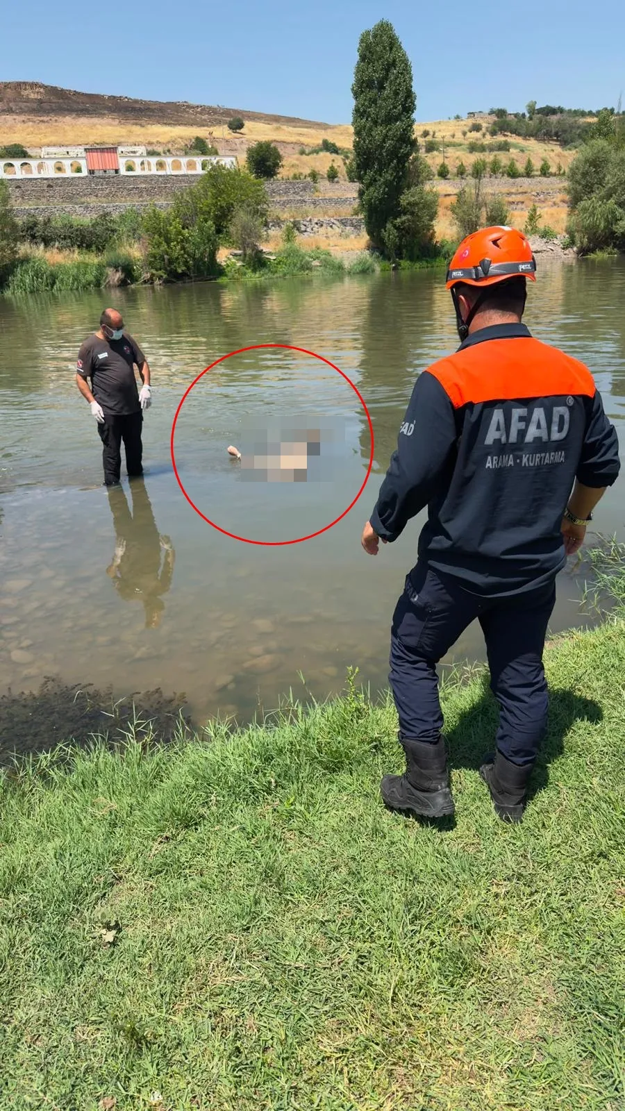Dicle Nehri kıyısında korkutan keşif