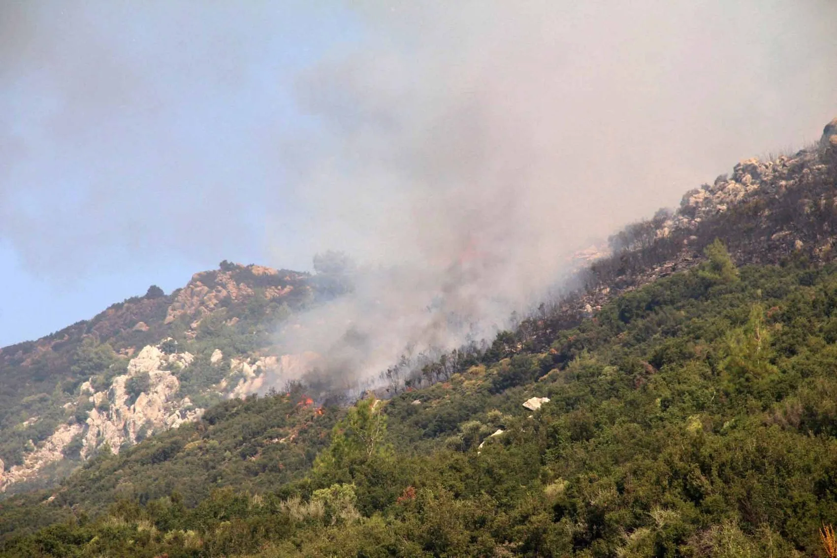 Antalya ormanlarında alevler yükseldi