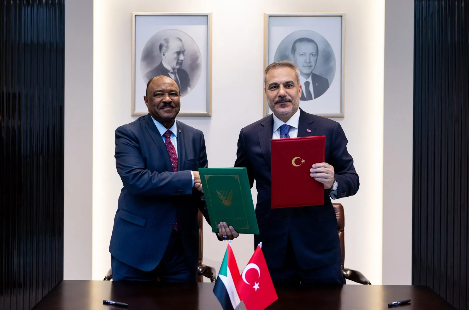 Dışişleri Bakanı Fidan Sudanlı mevkidaşı Salem’i Ankara’da ağırladı