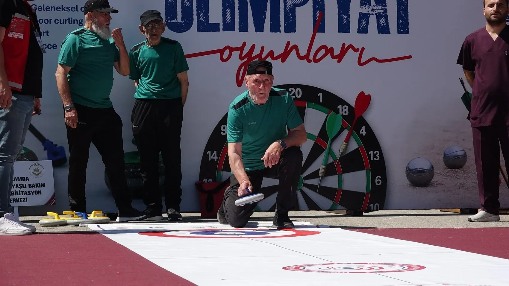 Samsun’da huzurevi sakinleri olimpiyat heyecanı yaşadı