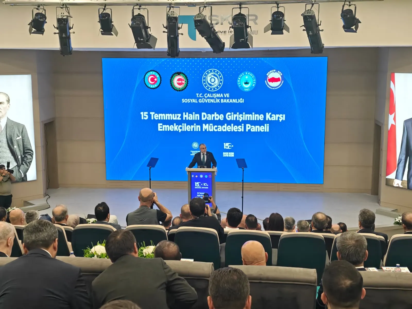Bakan Işıkhan Sendikal mücadele milli iradenin karşısında yer alamaz