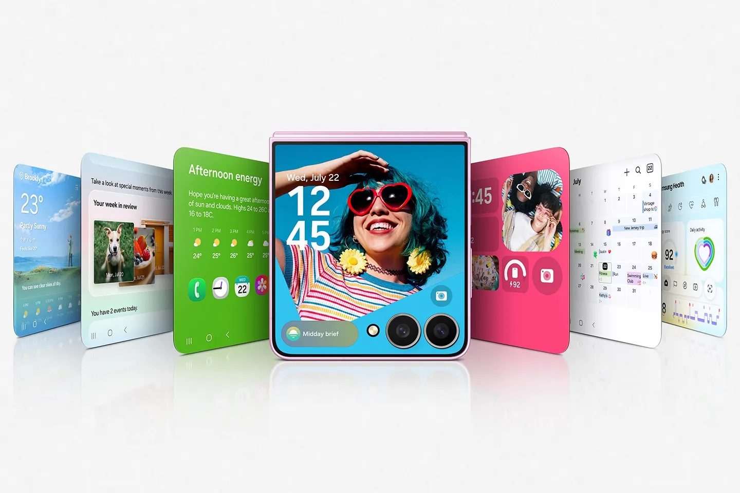 Samsung yeni katlanabilir telefonlarını ve akıllı saatlerini tanıttı