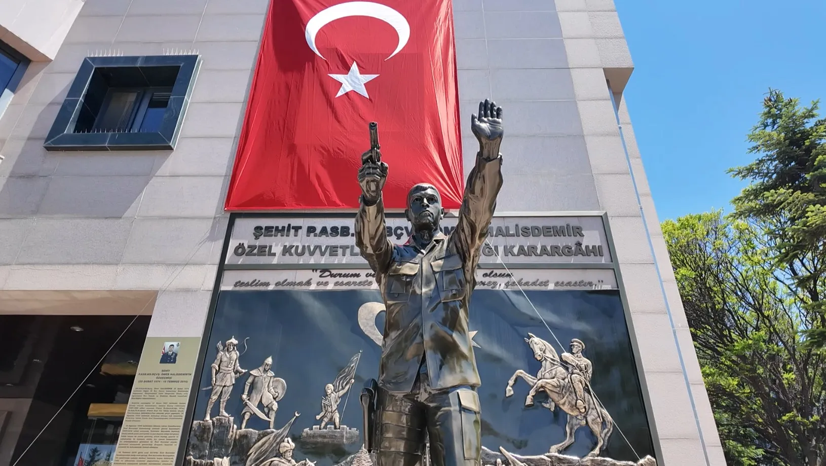 Ömer Halisdemir’in destan yazdığı o nokta havadan görüntülendi