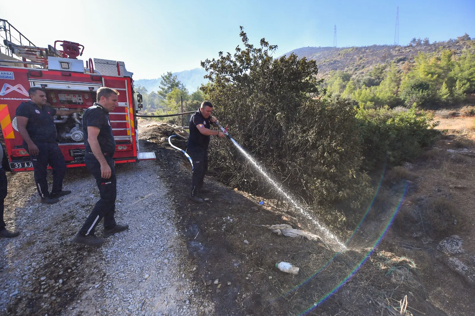 Mersin Aydıncık’taki orman yangını kontrol altına alındı