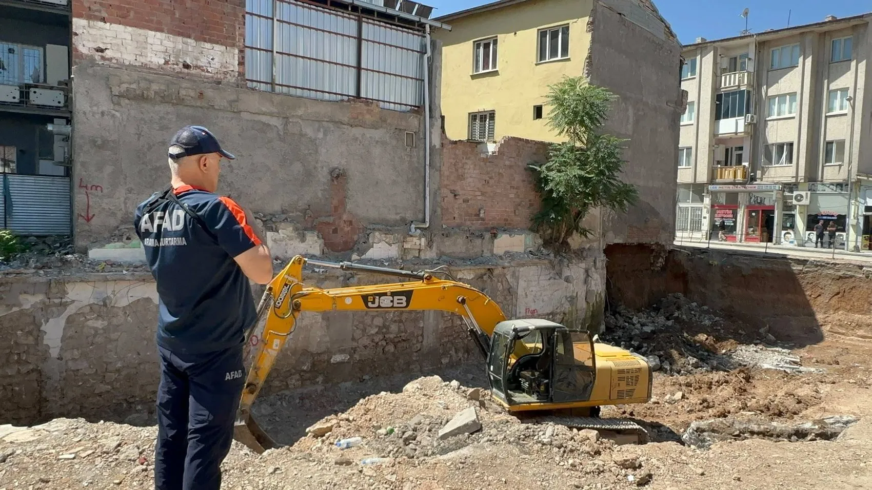 Malatya’da inşaat kazısı korkuttu Evler boşaltıldı