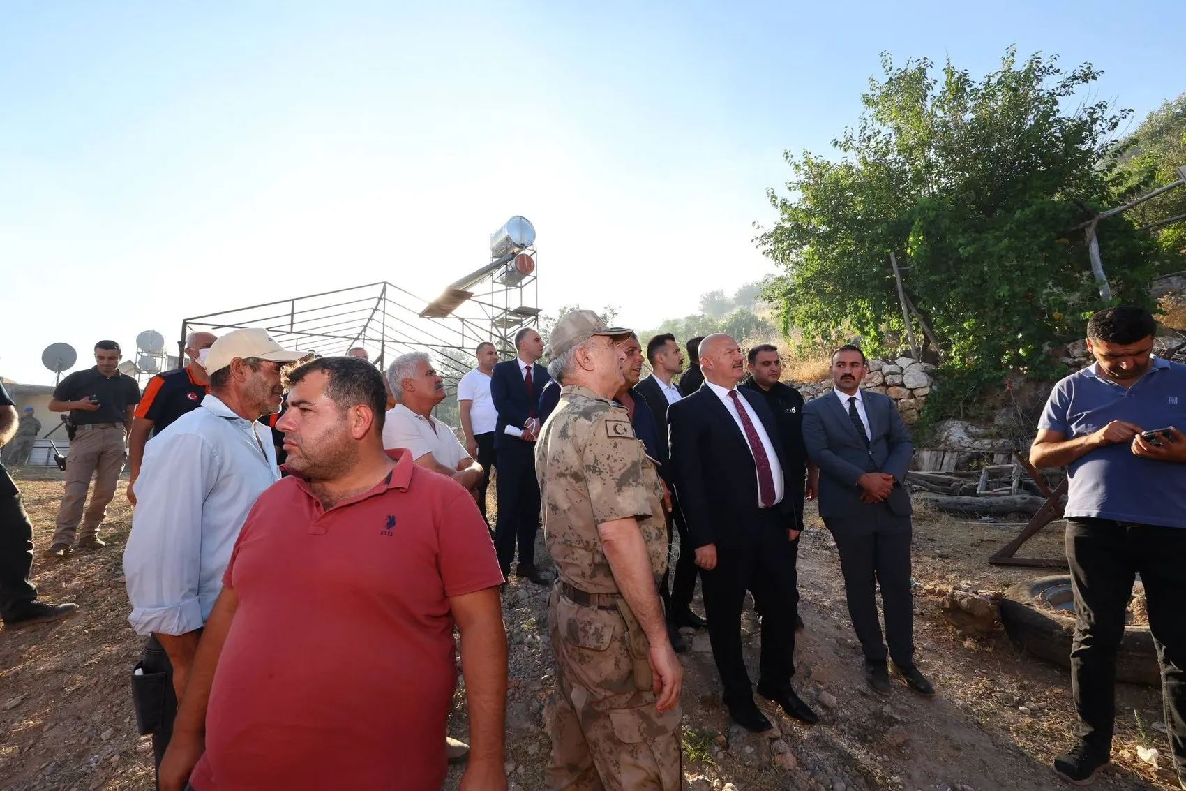 Adıyaman Kayaönü Köyü ormanlık alanında yangın çıktı