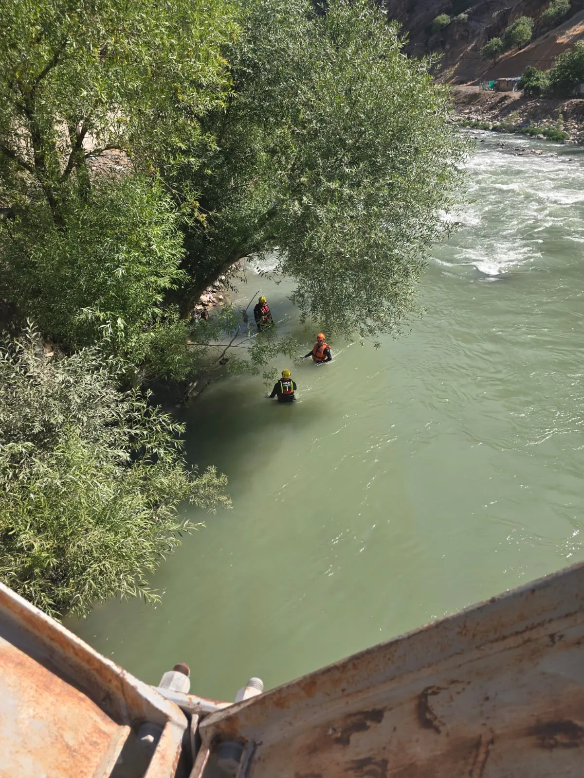 Şırnak’ta çaya düşen genci arama çalışmalarında dördüncü gün