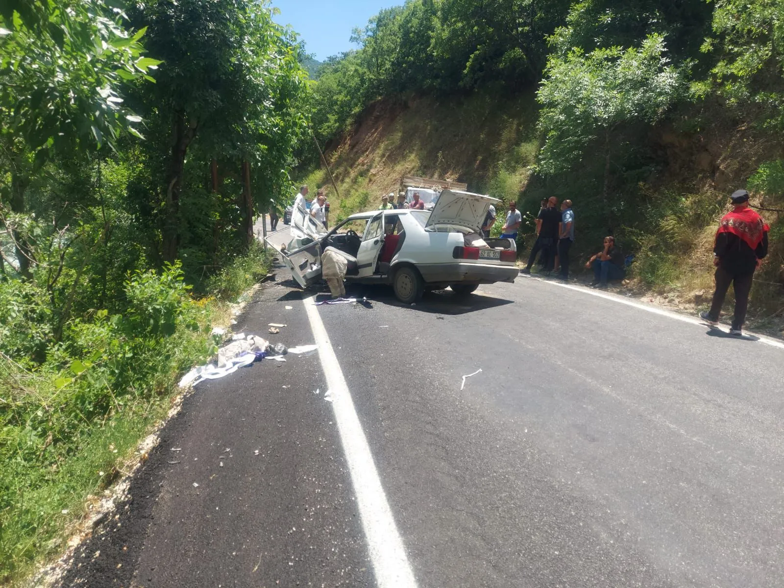 Tunceli'de trafik kazası 1 ölü ve 5 yaralı