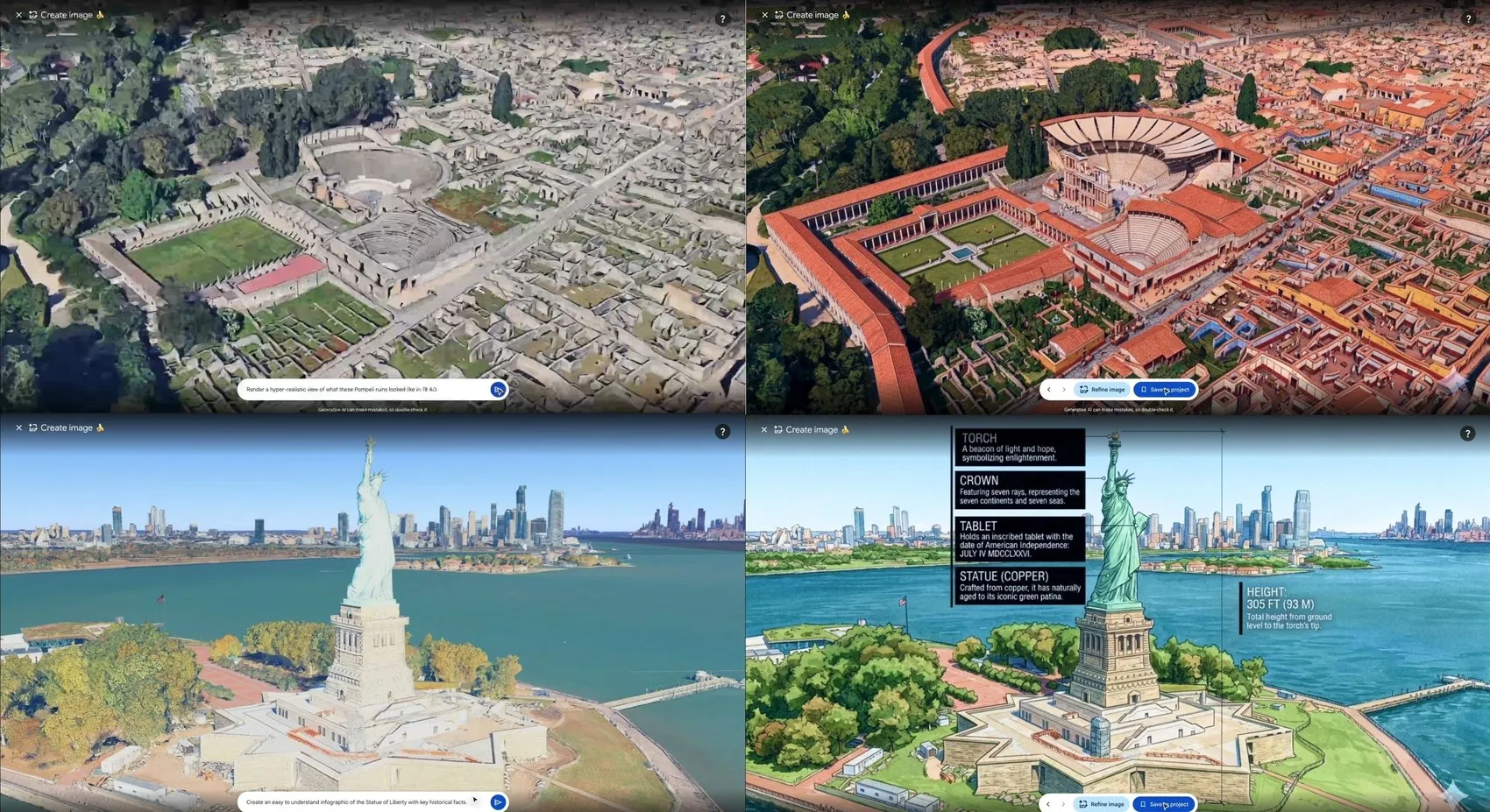 Google Earth artık geçmişi ve geleceği görselleştirebiliyor!