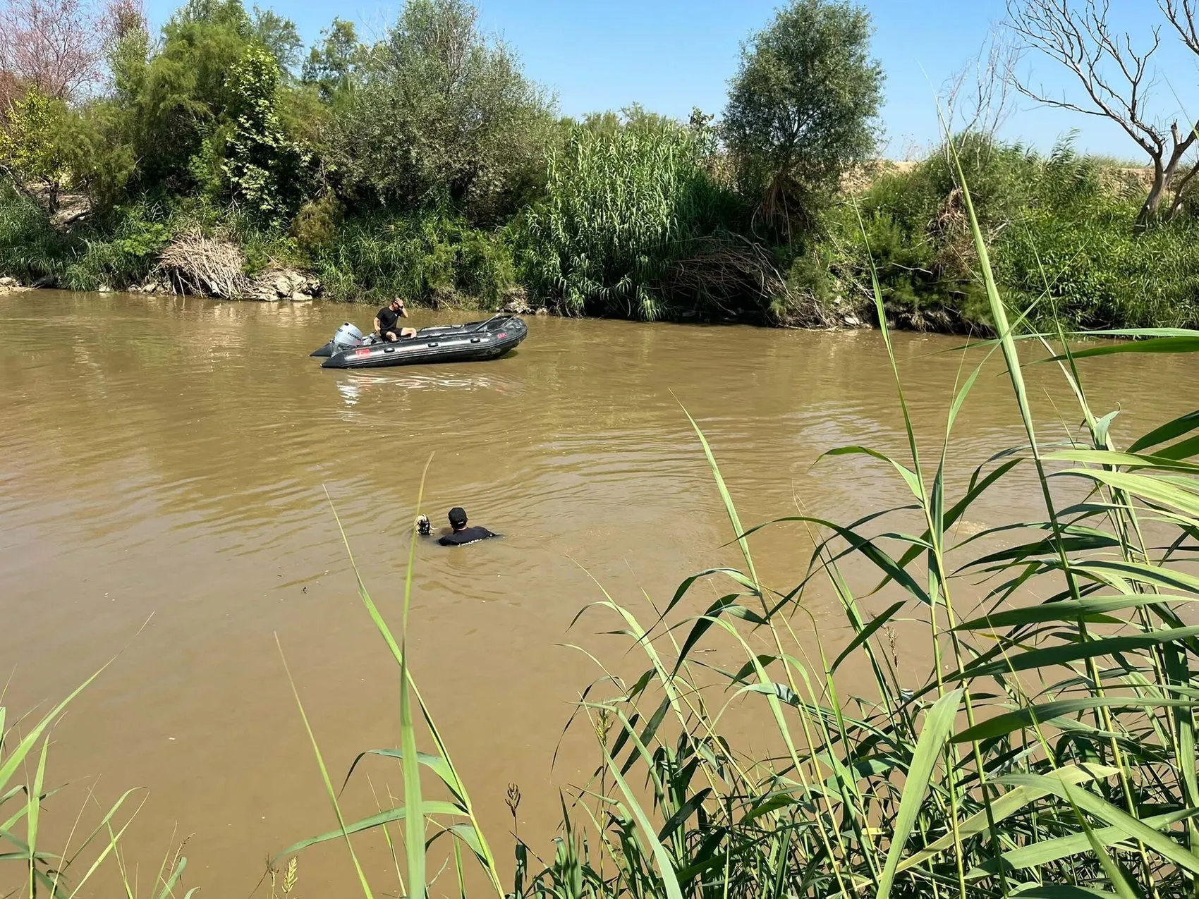Büyük Menderes Nehri'nde kaybolan 11 yaşındaki Şahin aranıyor