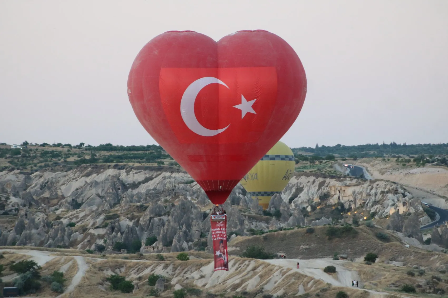 Kapadokya semalarında 15 Temmuz anması