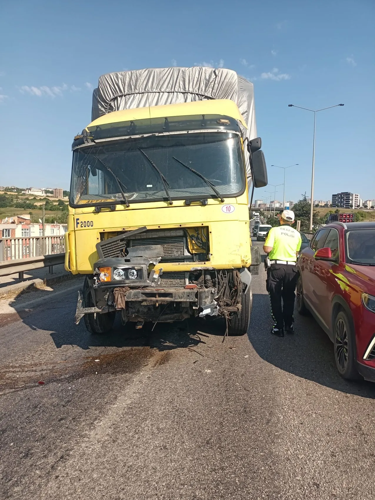 Samsun trafiğini felç eden zincirleme kaza