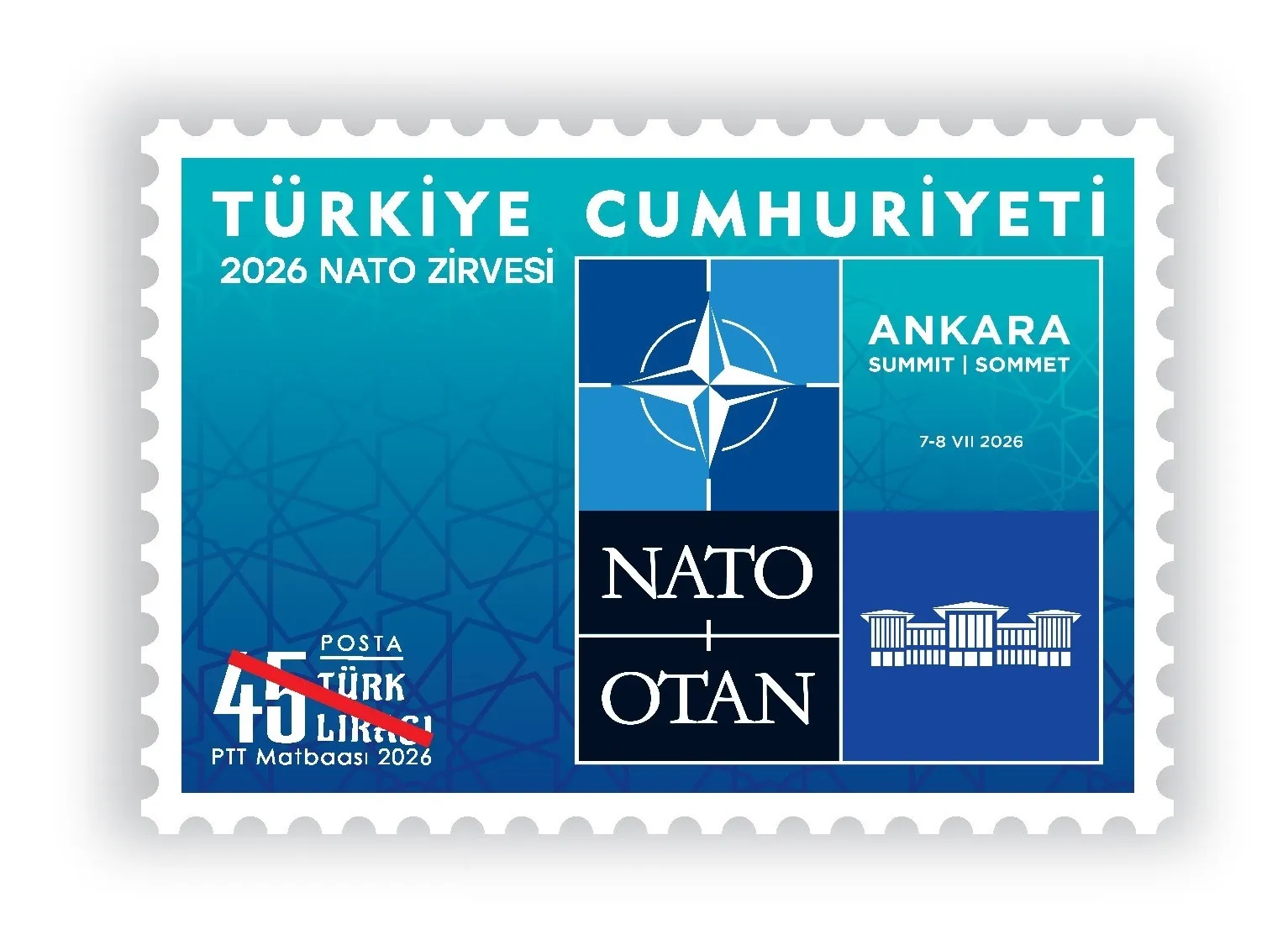 2026 NATO Zirvesi için özel hatıra pulu çıktı