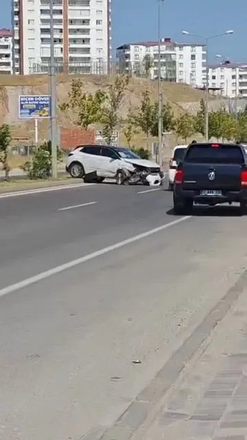 Silvan'da ölümle burun buruna gelen yayanın saniyelik kurtuluşu