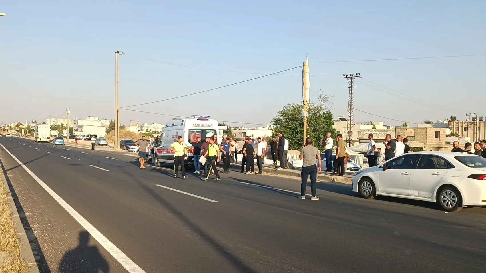Nusaybin İpekyolu üzerinde acı kaza