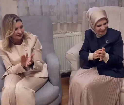 Olena Zelenska Ankara’da savaş mağduru çocuklarla buluştu