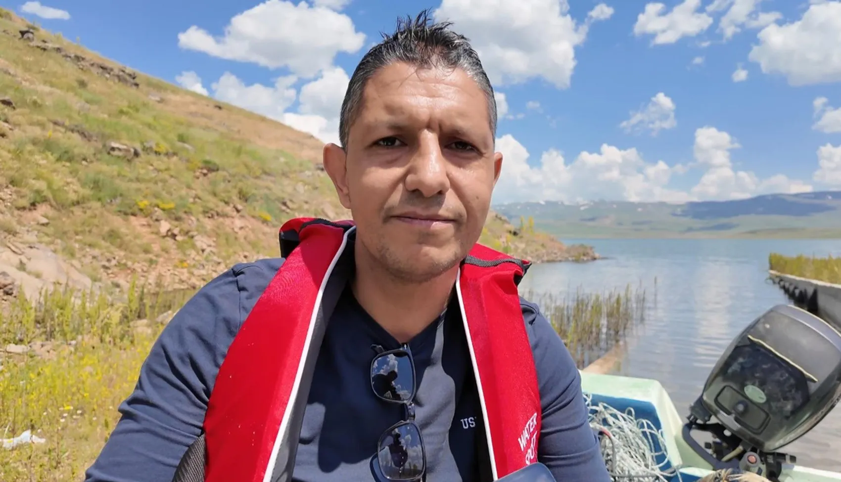 Erzurum'un içme suyunu korumak için barajda balık taraması yapılıyor