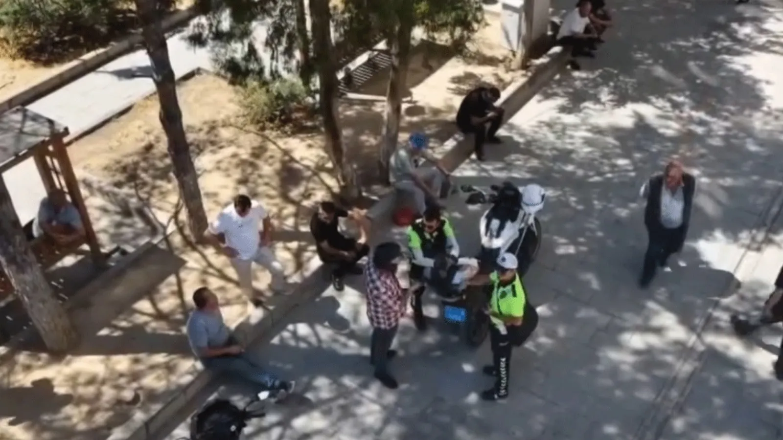 Kırıkkale motosiklet sürücülerine dronlu takip başladı
