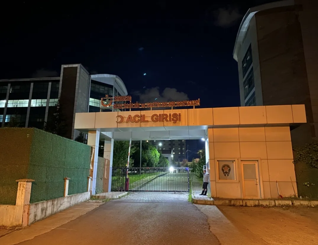 Samsun Ruh Sağlığı Hastanesi acil servisine mermi isabet etti