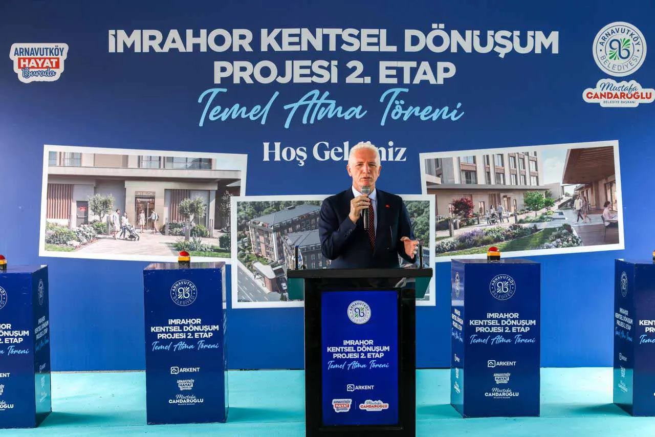 Arnavutköy İmrahor'da yeni kentsel dönüşüm temeli atıldı