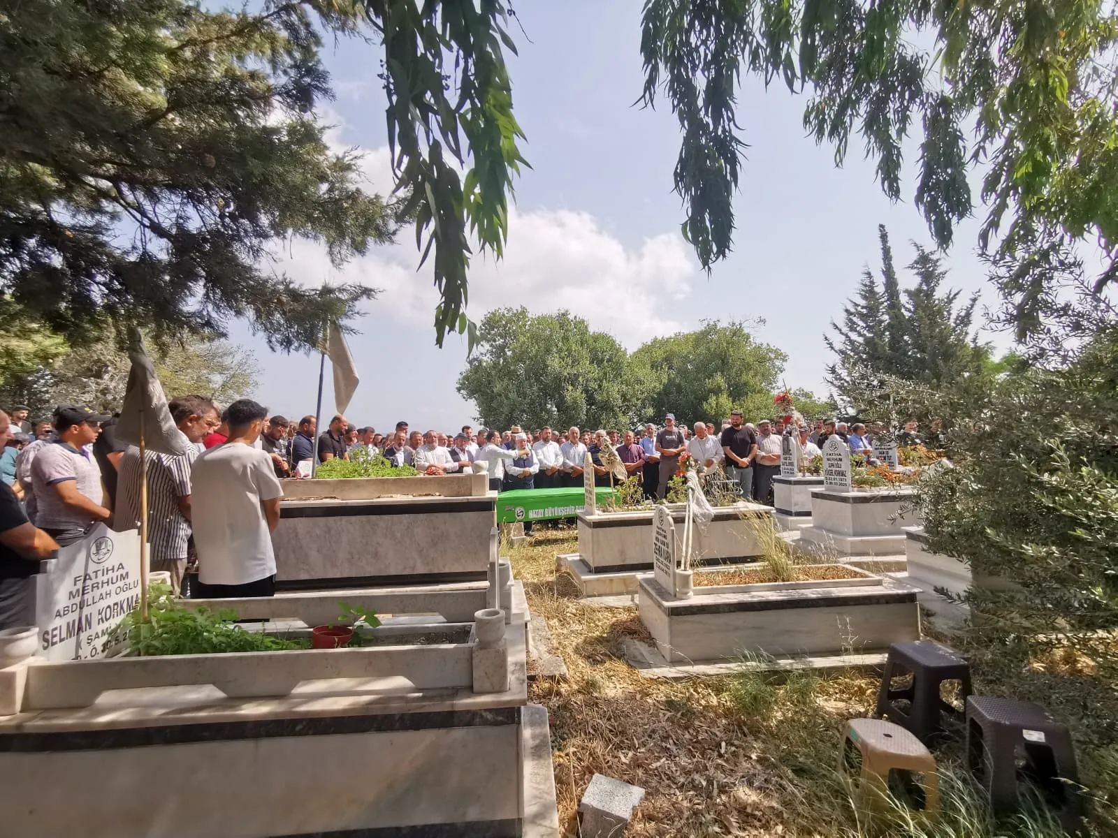 Suudi Arabistan’da can veren dört işçi memleketleri Hatay’da defnedildi