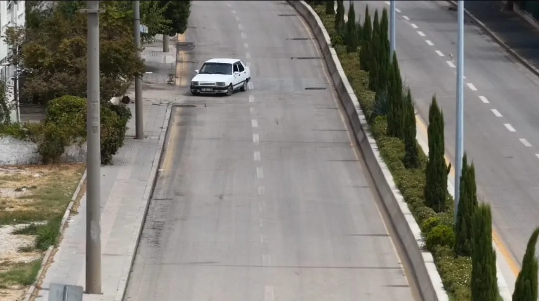 Kırıkkale'de film sahnelerini aratmayan kaçış: Dron takibiyle yakalandı