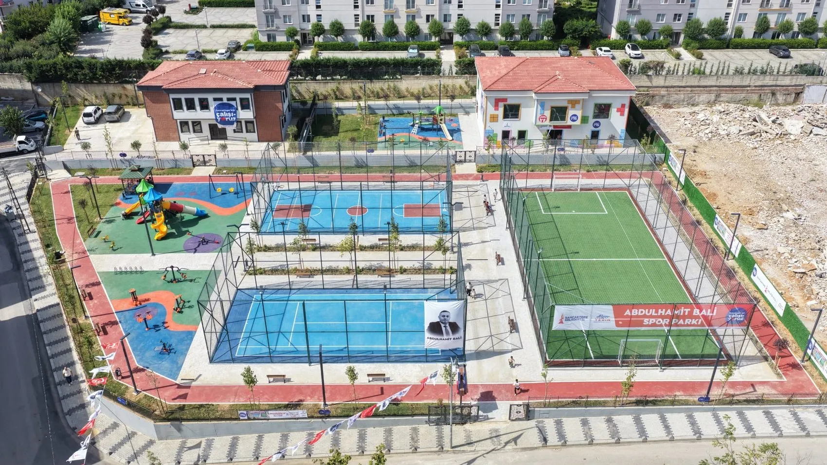 Sancaktepe'de yeni spor parkına meclis üyesinin ismi verildi