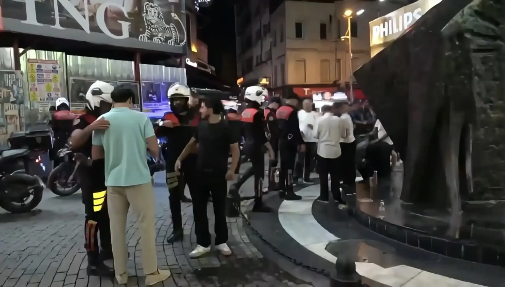 Beşiktaş'ta gece operasyonu: Havadan ve karadan kuş uçurtulmadı