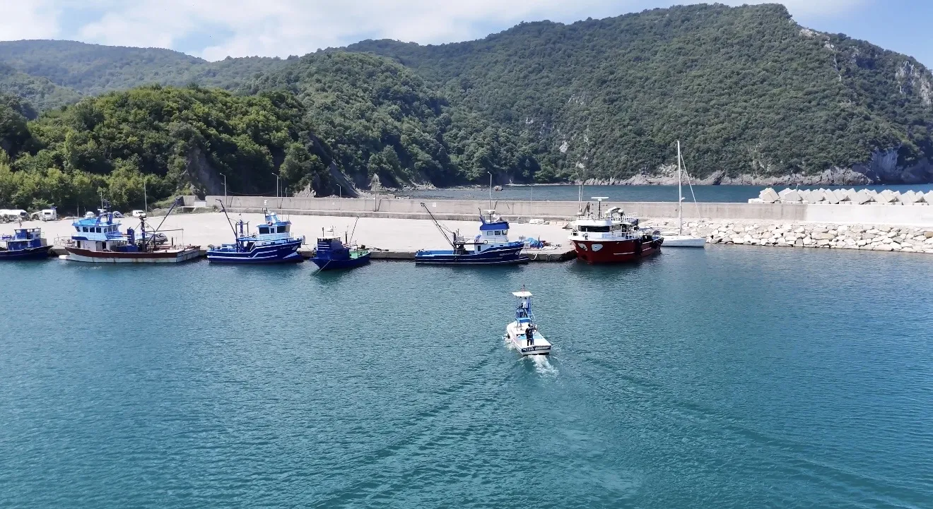 Amasra’nın saklı cenneti Tarlaağzı havadan görüntülendi