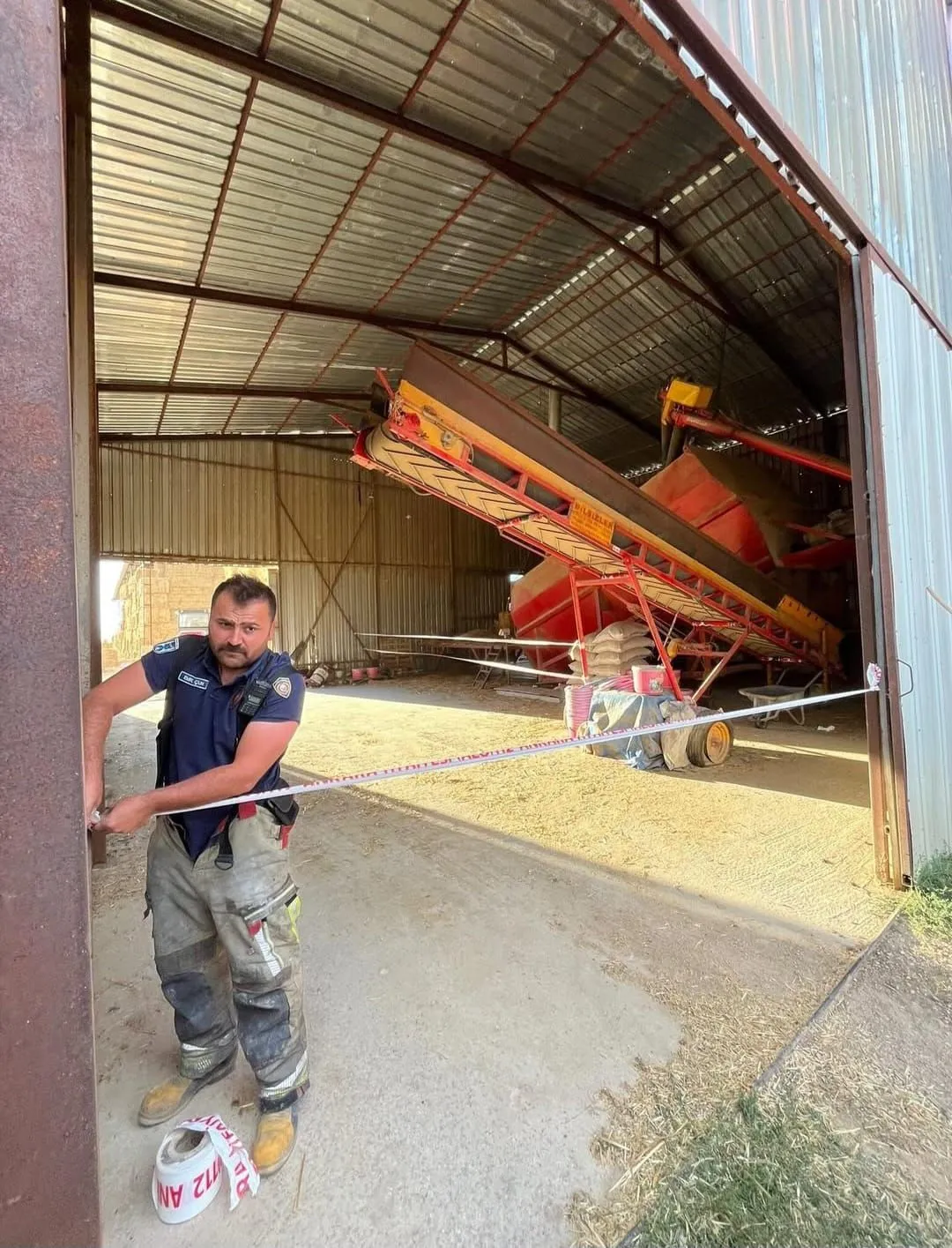 Polatlı'da besi çiftliğinde acı son Yem karma makinesine düşen işçi yaşamını yitirdi