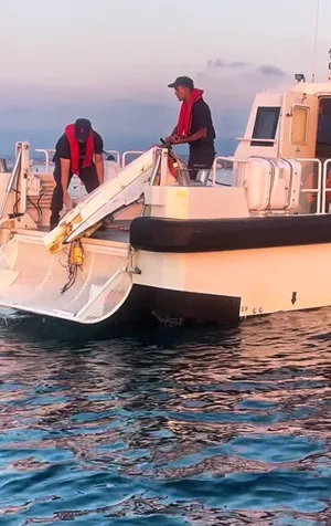 Sakarya kıyılarında denize düşmüş insansız hava aracı bulundu