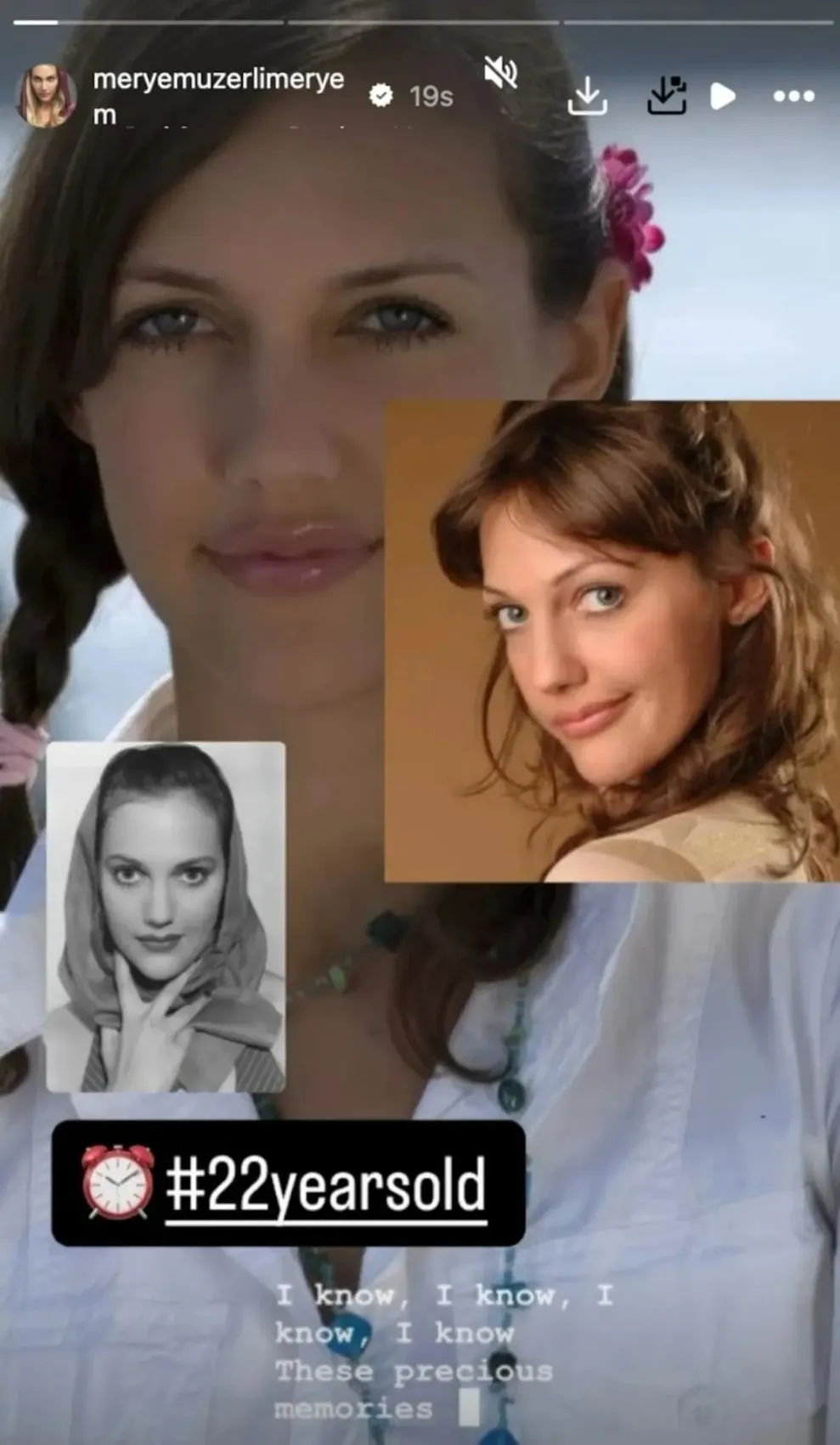 Meryem Uzerli yi hiç böyle görmediniz: Nostaljik paylaşımına beğeni yağdı 1