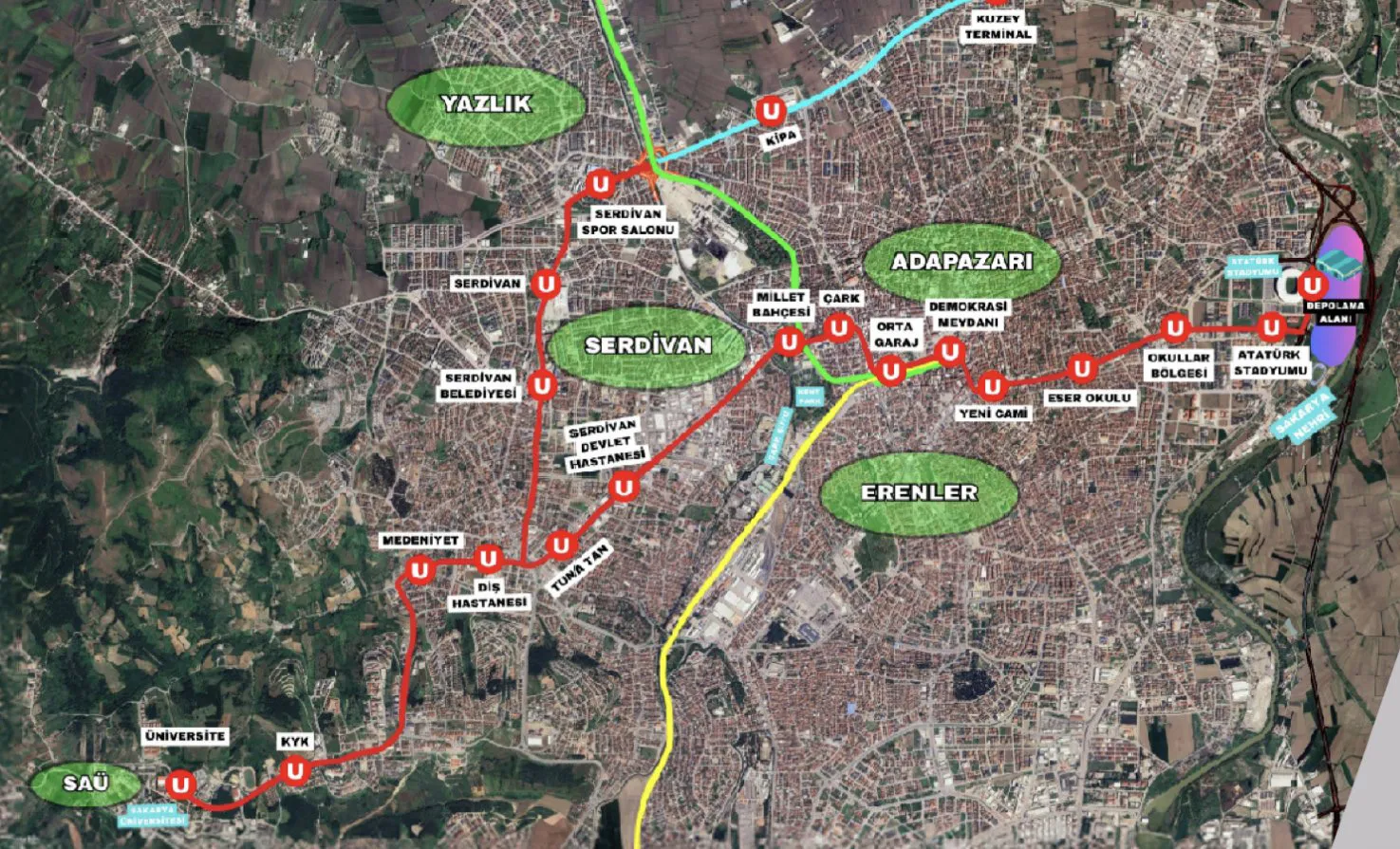 Sakarya'ya tramvay müjdesi İmzalar atıldı, 15 güne kadar saha çalışması başlıyor