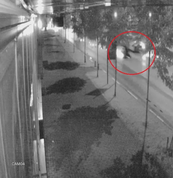 Bursa'da feci kaza güvenlik kamerasında