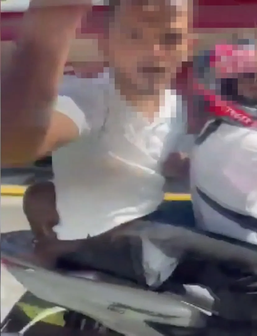 Üsküdar'da motosikletli iki sürücüye 363 bin lira ceza Saldırgan tavırlar kamerada