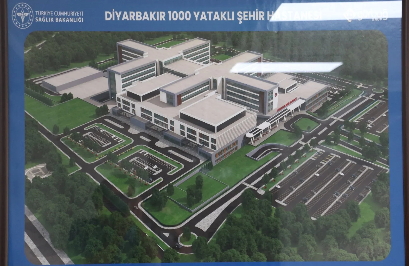 Kayapınar Şehir Hastanesi’nde fiziki gerçekleşme oranı yüzde 98’e ulaştı
