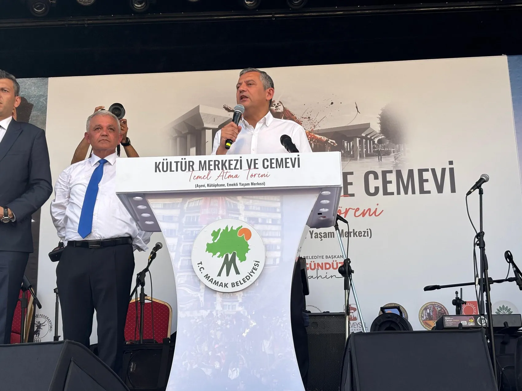 Özgür Özel Mamak’ta cemevi temelini attı