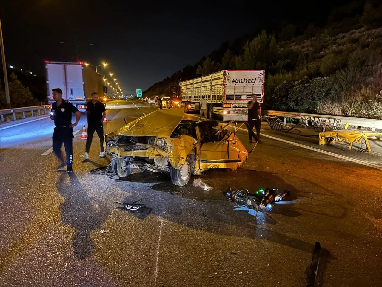 İskenderun yolunda zincirleme kaza bir can aldı