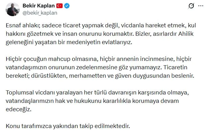 Adana'da lahmacun kavgası sonrası zabıta tezgahı kaldırdı