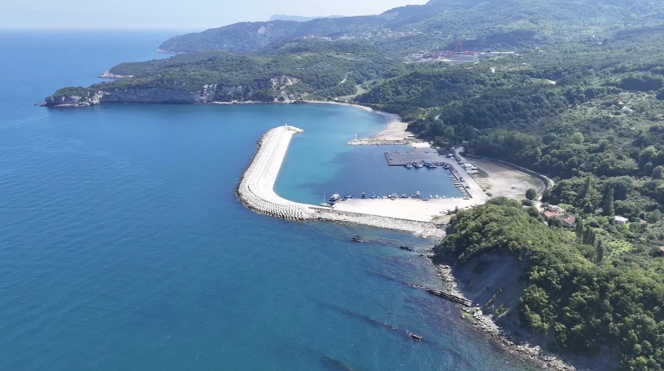 Amasra’nın saklı cenneti Tarlaağzı havadan görüntülendi