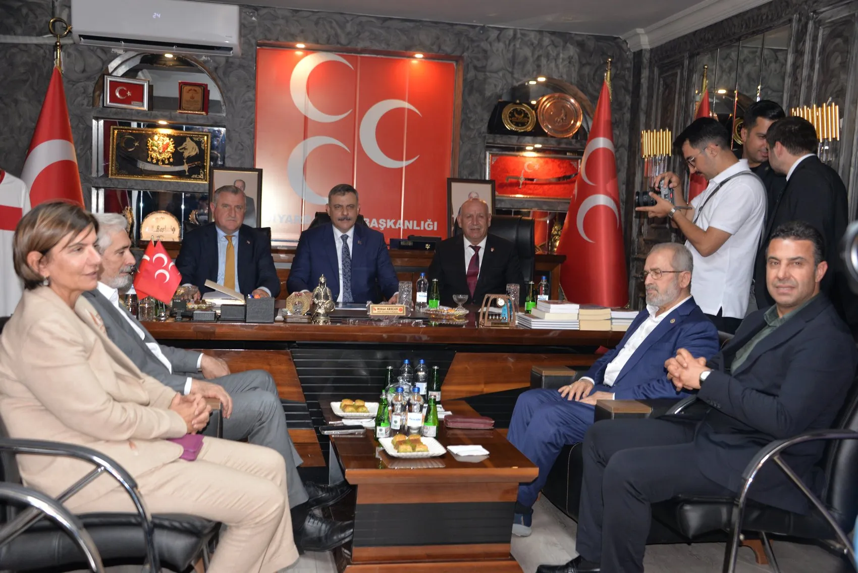 Bakanlar Diyarbakırda maç öncesi mesai yaptı