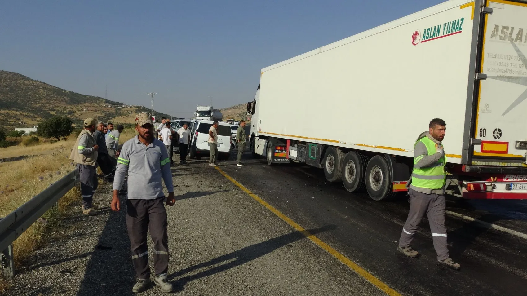Batman Gercüş yolunda trafik kazası 7 kişi hastaneye kaldırıldı