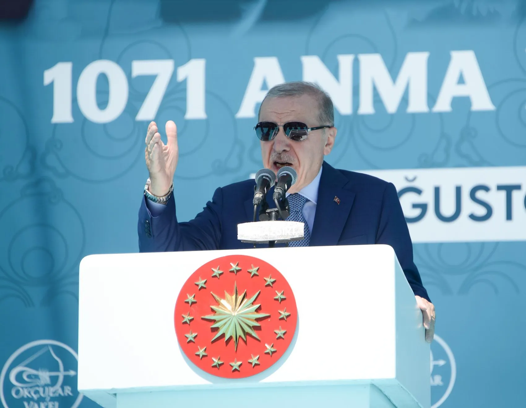 Erdoğan Malazgirt'te Türkiye'nin önünü kimse kesemez
