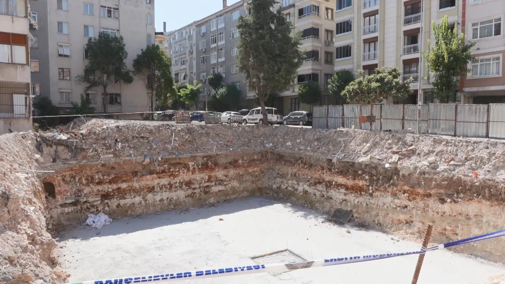 Bahçelievler'de temel kazısından tarih çıktı