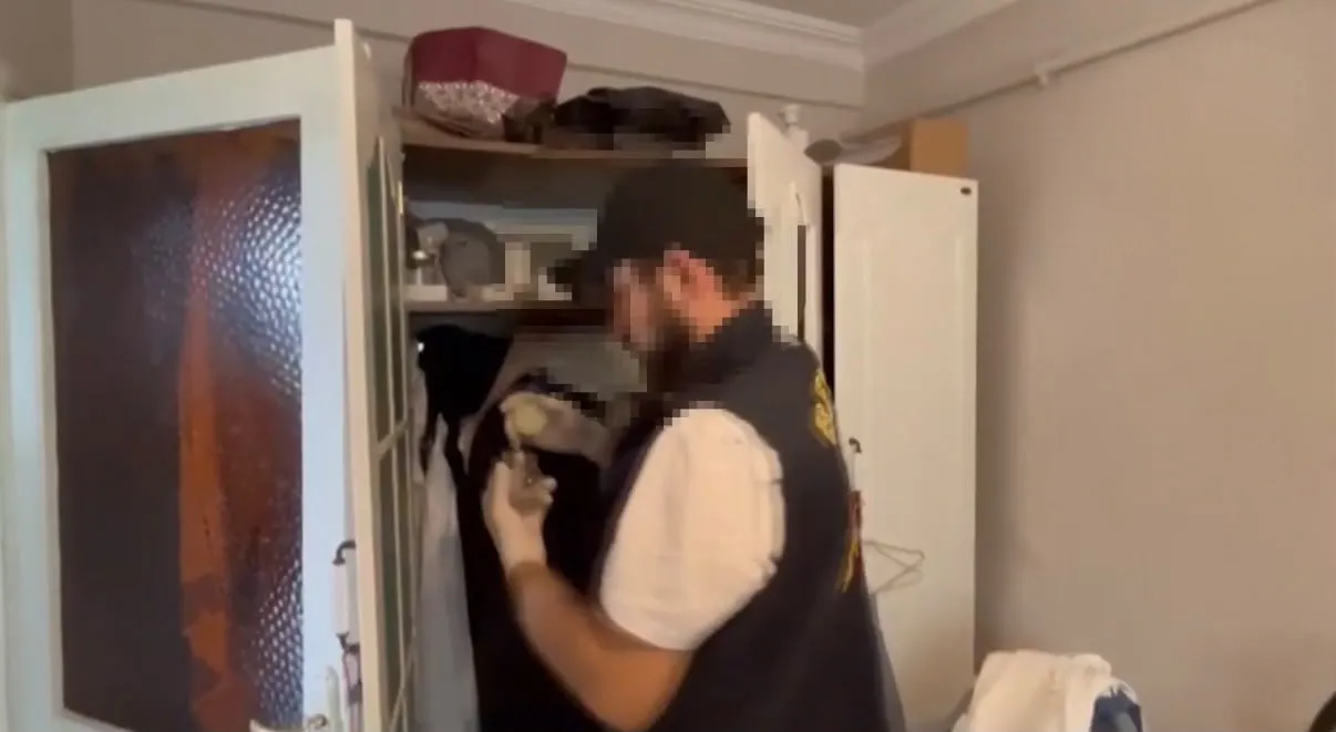 Kurye çantasına saklanmış uyuşturucu operasyonu