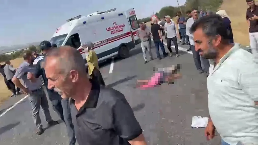 Lice yolunda minibüs devrildi 5 kayıp 11 yaralı