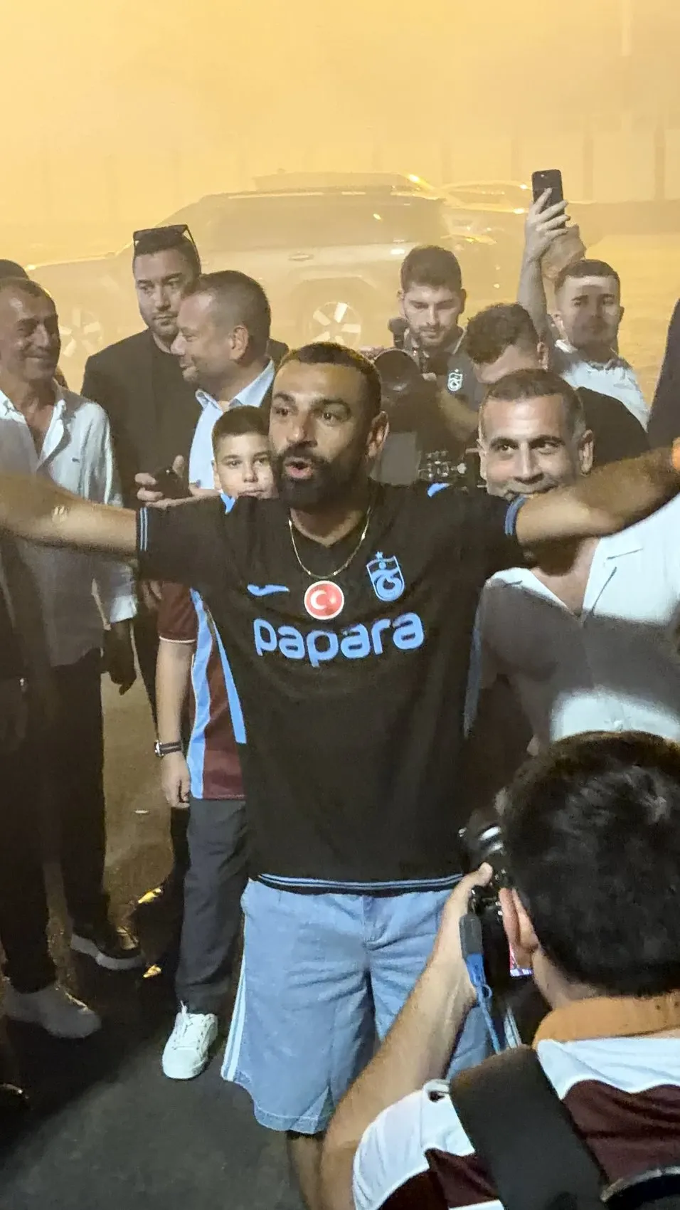 Mohamed Salah Trabzon sokaklarında görüldü