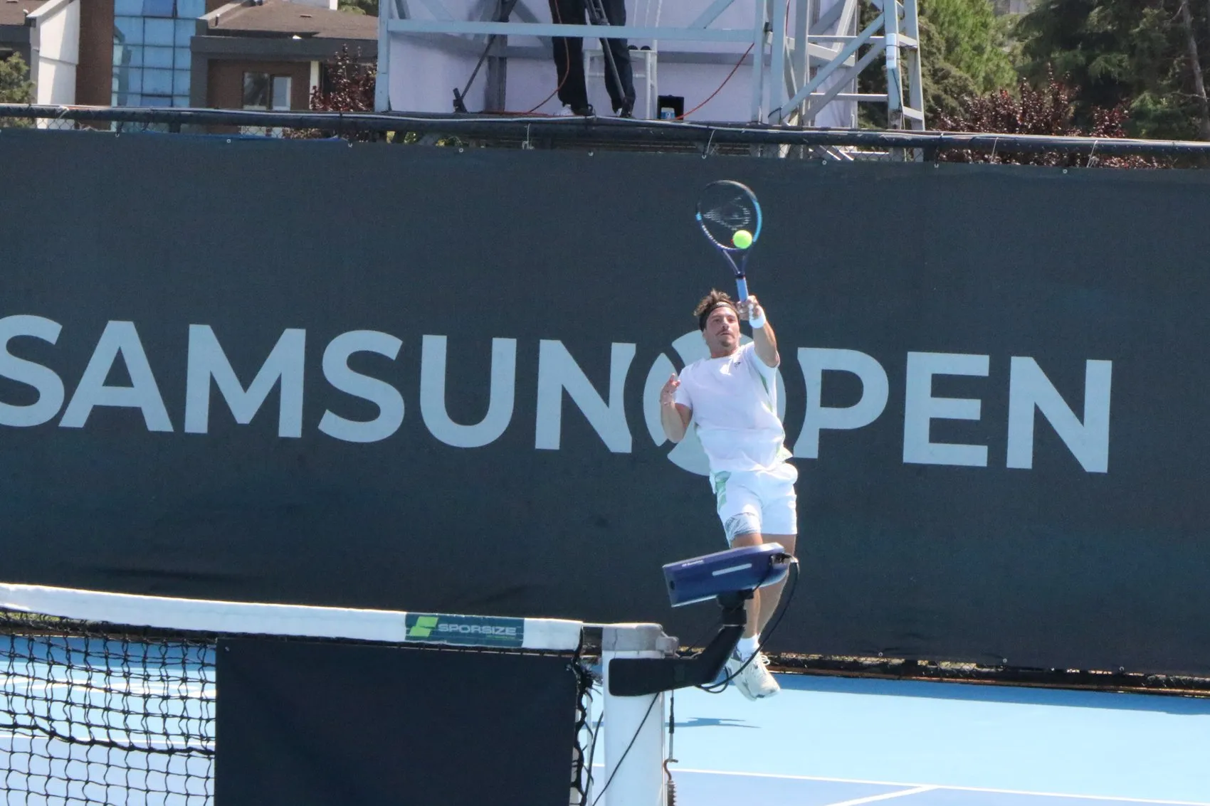 Samsun’da tenis heyecanı Gabriel Debru ile zirveye ulaştı