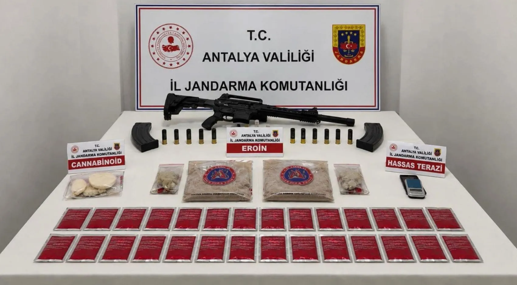 Jandarmadan 28 ilde geniş çaplı uyuşturucu baskını