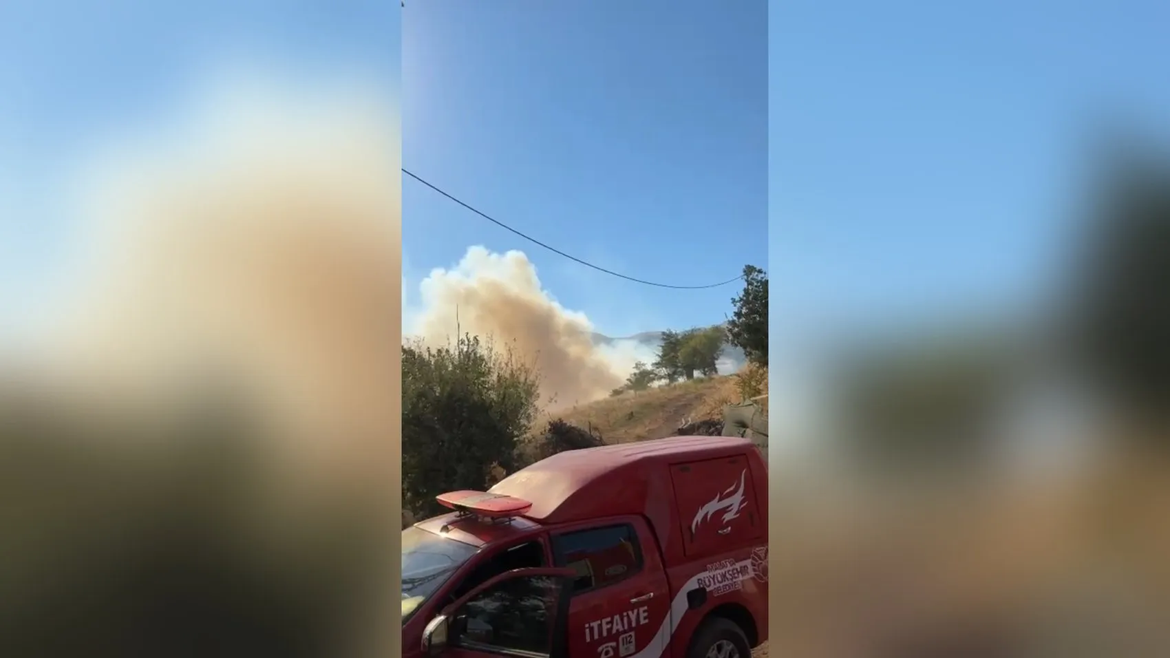 Malatya Pütürge ormanlarında korkutan yangın